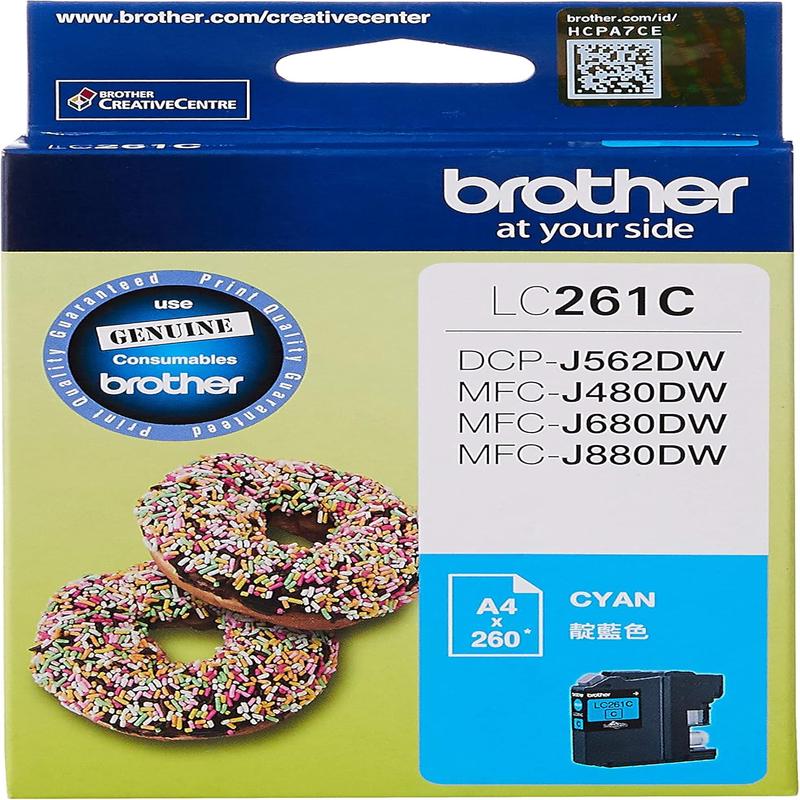 Brother LC261C Cyan Ink Cartridge