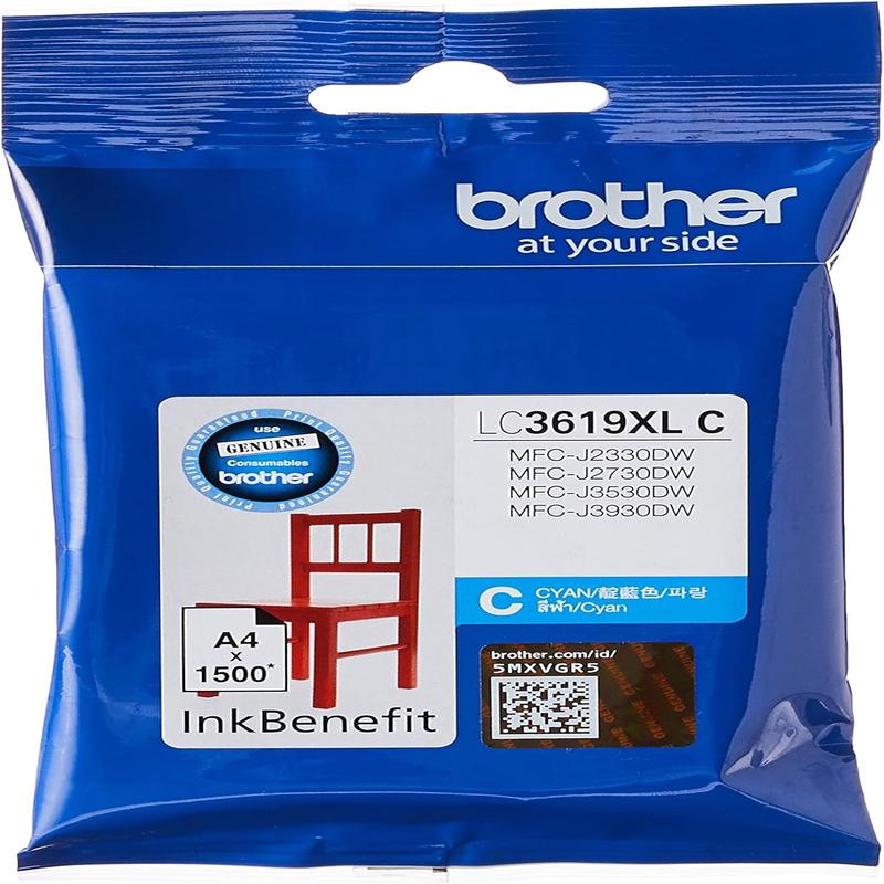 Brother LC3619XLC Cyan Ink Cartridge