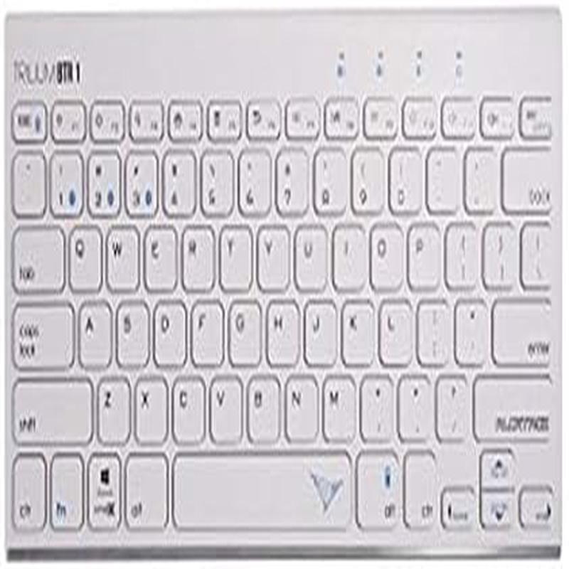 Alcatroz Trilium BTR1 Wireless Bluetooth Keyboard, White