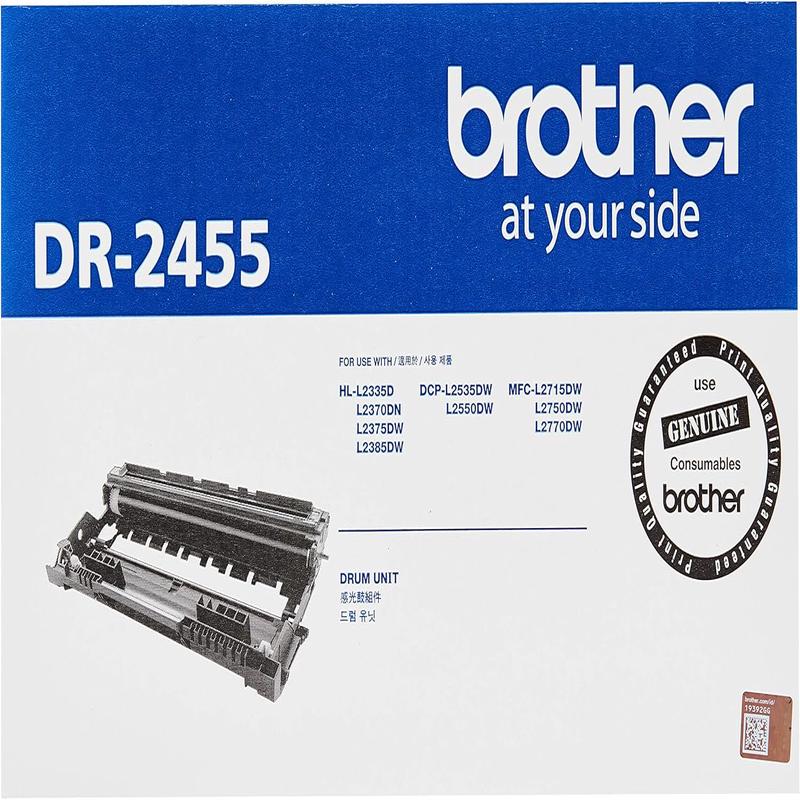 Brother DR-2455 ASA Mono Drum Unit, 12000 Pages