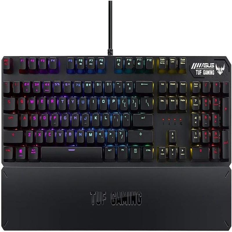 ASUS TUF Gaming K3 RD - RA05 Mechanical Gaming Keyboard with N-Key Rollover, Gray