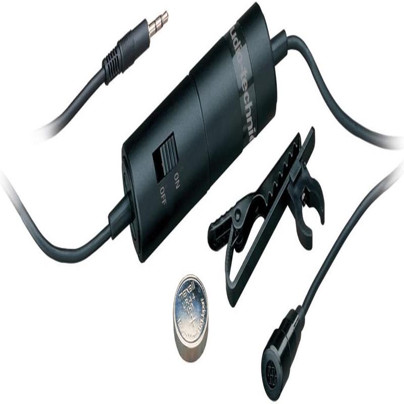 Audio-Technica ATR3350xiS Omni Lavalier Microphone for Smartphones