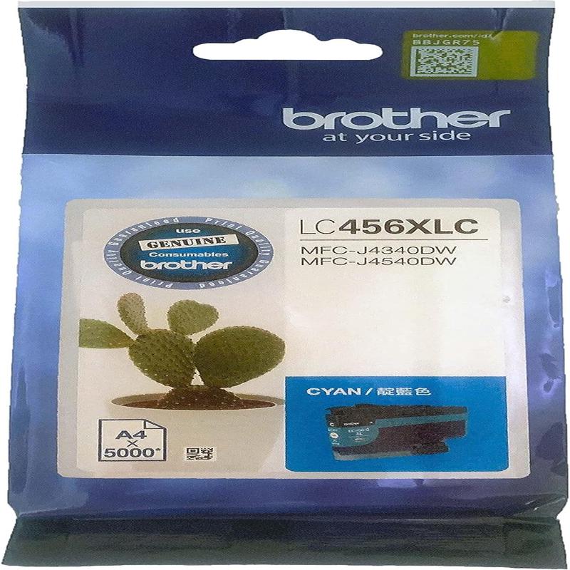 Brother LC456XLC Ink Cartridge Compatible for MFC-J4340DW, 5000 Pages, Cyan