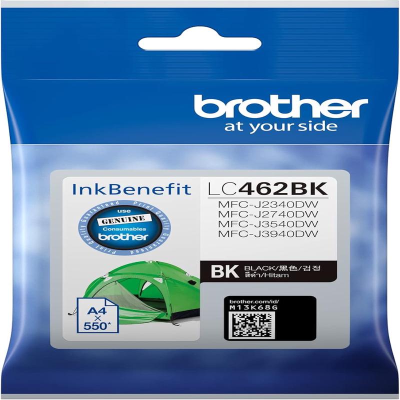 Brother LC462BK Black Original InnobellaTM Ink Cartridge, for MFC-J2340DW, MFC-J2740DW, MFC-J3940DW