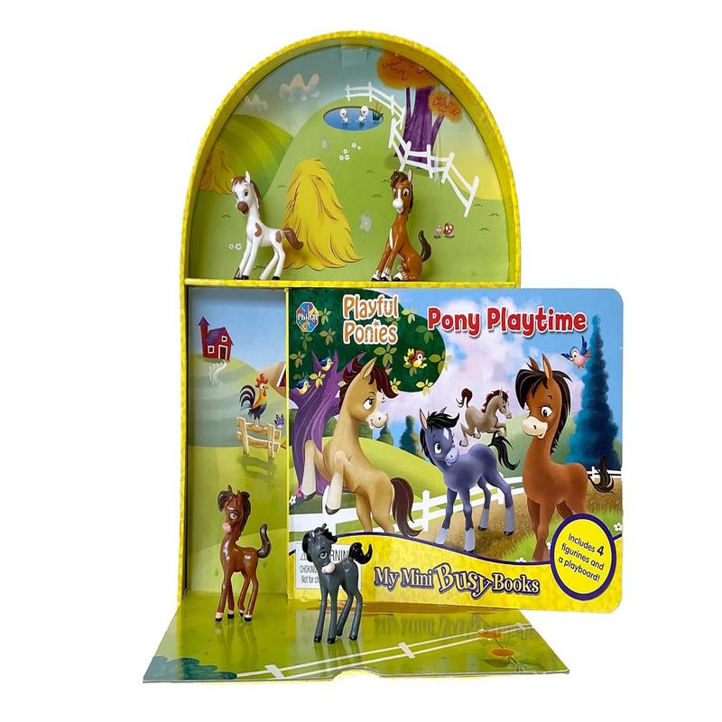 Playful Ponies My Mini Busy Book (Board Book)