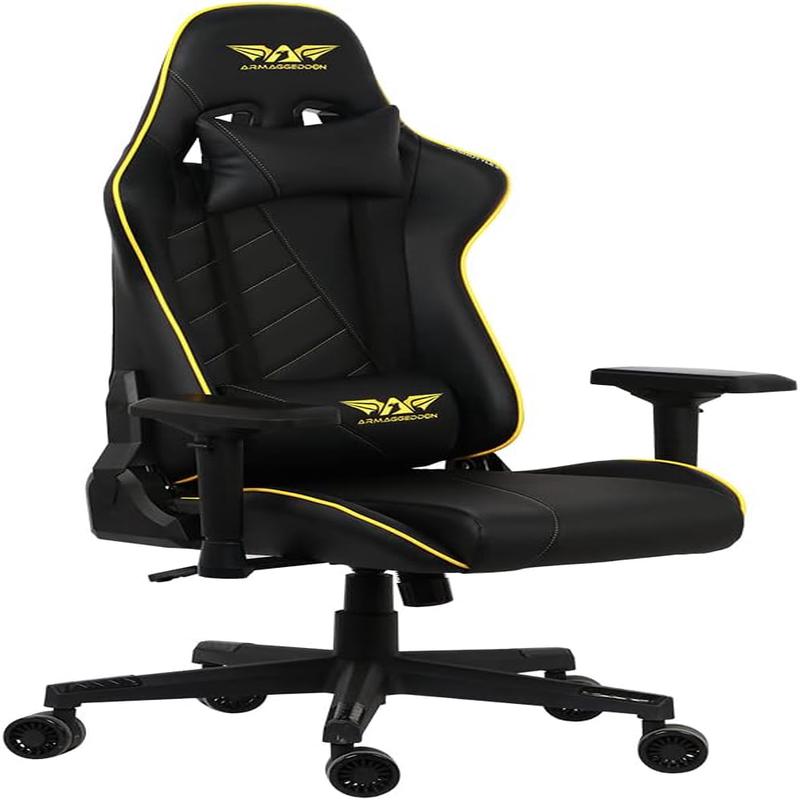Armaggeddon Shuttle RGB Premium PU Leather Ultimate Gaming Chair, Yellow