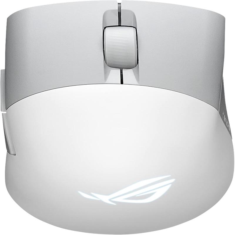 ASUS Gaming Mouse Wireless ROG Keris Wireless Aimpoint (36,000 dpi/Tri-Mode Connection/Replaceable Switch/119 Hours of Continuous Operation/PBT Button/Genuine Domestic Product) White