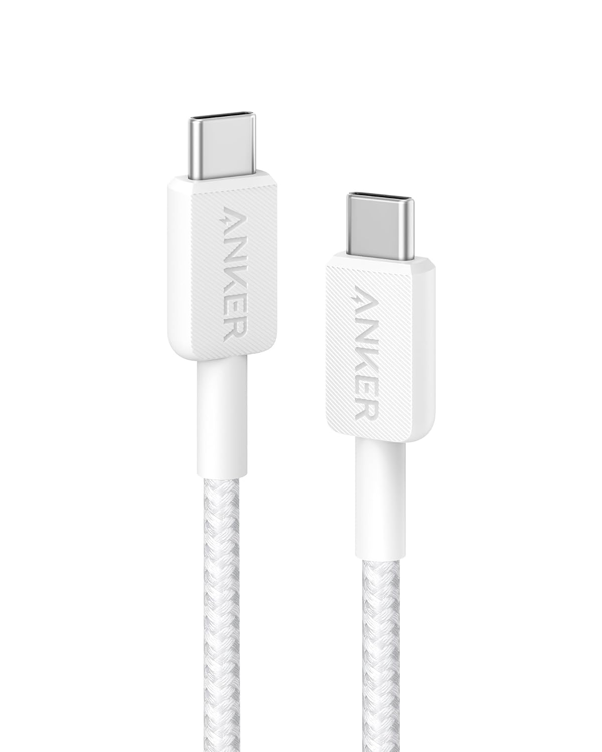 Anker 322 USB-C to USB-C Cable (0.9m Braided) - White