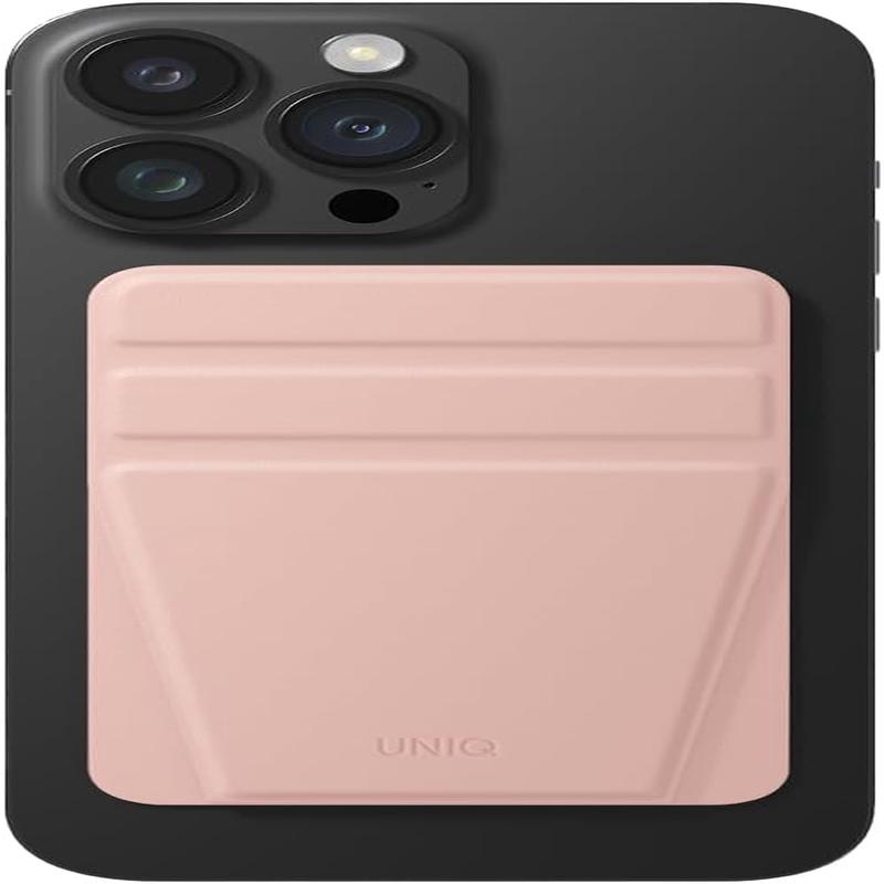 Uniq Phone Accessory (phone Stand, A Hand Grip And Card Holder) (pink)